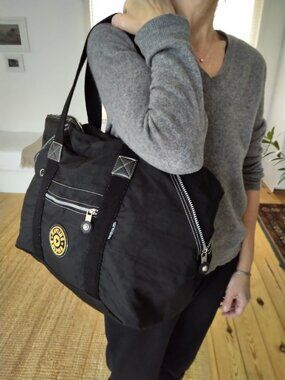 Kipling ART Large Tote Bag Black Duffel